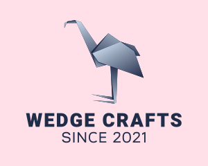 Ostrich Paper Craft  logo design