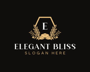 Elegant Flower Wedding logo design
