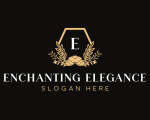 Elegant Flower Wedding logo design