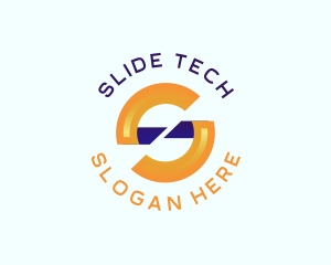 Creative Marketing Tech Letter S logo design