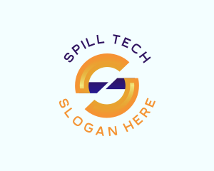 Creative Marketing Tech Letter S logo design