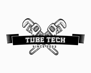 Plumbing Cross Wrench logo