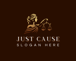 Lady Justice Scale logo