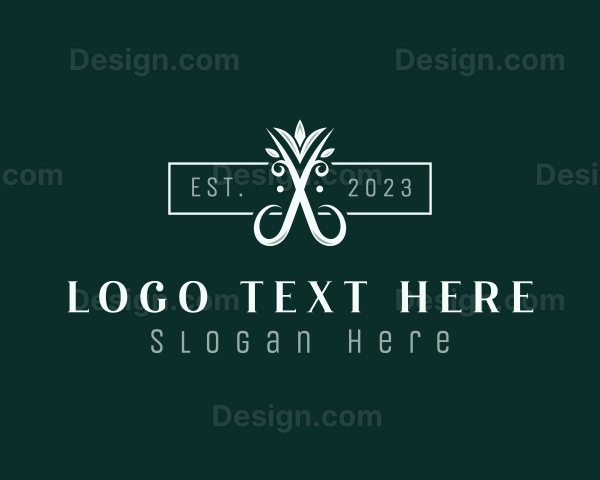 Elegant Upscale Shears Logo