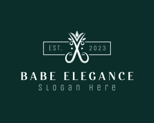 Elegant Upscale Shears logo design