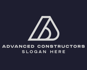 Industrial Construction Letter A logo design