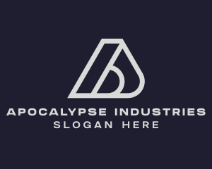 Industrial Construction Letter A logo design