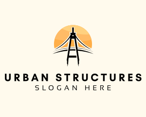 Urban Bridge Compass logo design