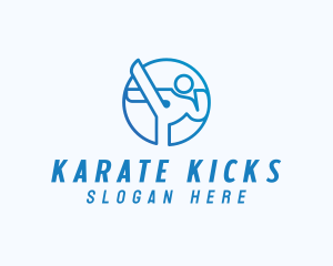 Sports Karate Athlete logo