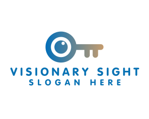 Eye Key Lens  logo design