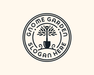 Garden Care Shovel logo design