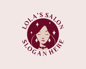 Woman Hair Salon logo design