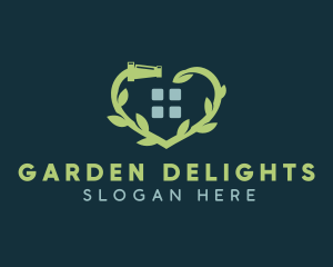 Gardening Hose Plant logo design