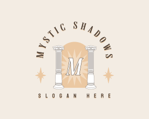 Mystical Column Pillar logo design