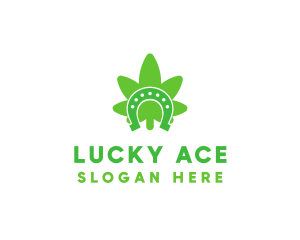 Lucky Horshoe Cannabis logo design