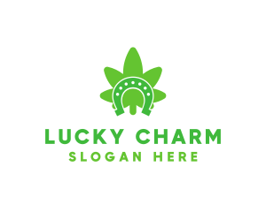 Lucky Horshoe Cannabis logo design