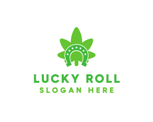 Lucky Horshoe Cannabis logo design