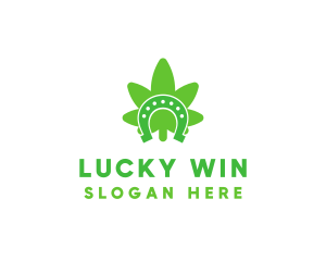 Lucky Horshoe Cannabis logo design