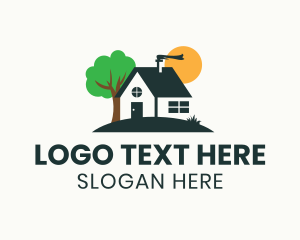 Tree - Cute Cozy Home logo design