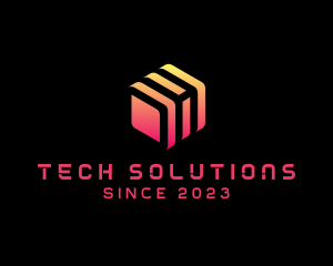 Technology Cube Solutions logo design
