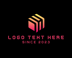 Analytics - Technology Cube Startup logo design