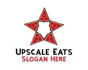 Star Pizza Slices logo design