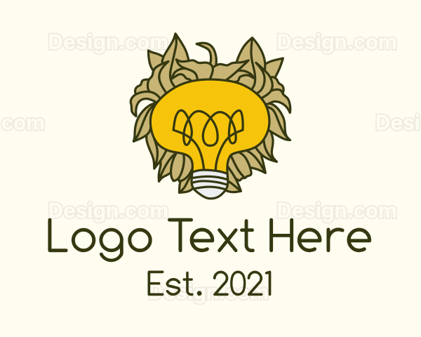 Light Bulb Sketch Logo