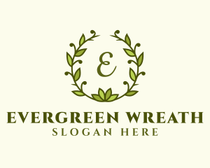 Wellness Flower Wreath logo design