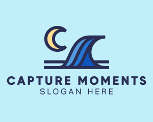 Surf Wave Moon logo