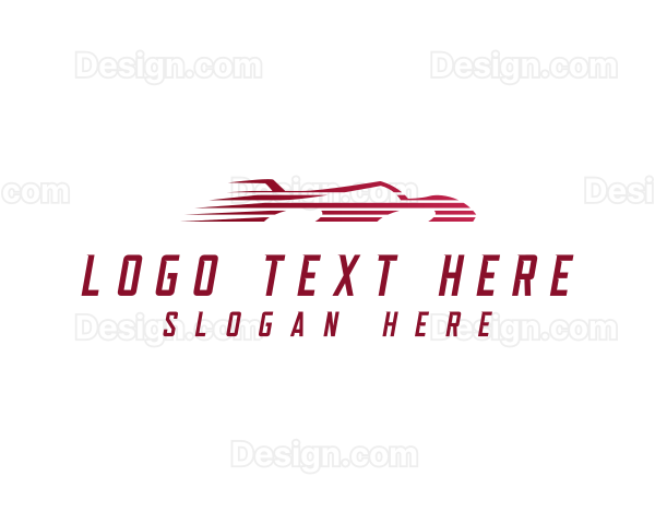 Sports Car Speed Racing Logo