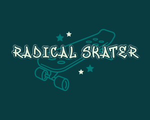 Star Skateboard Park logo design