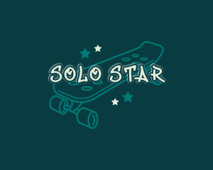 Star Skateboard Park logo design