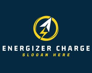 Electric Lightning Arrow logo design