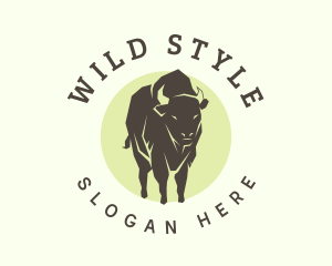 Wild Bison Ranch logo design