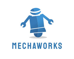 Wrench Android Robot logo