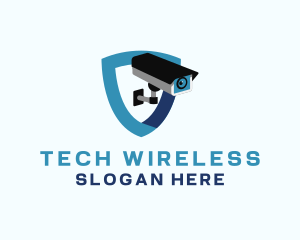 Security Camera Shield logo design