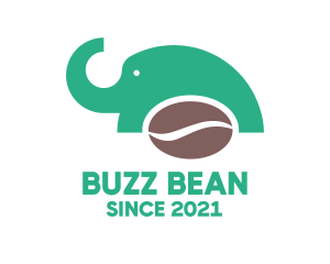 Elephant Coffee Bean logo design