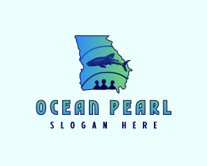 Georgia Oceanic Aquarium logo design