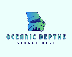 Georgia Oceanic Aquarium logo design