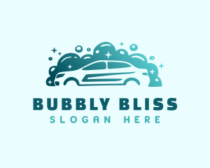 Gradient Car Wash logo design