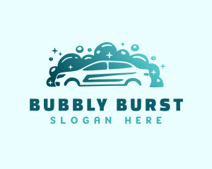 Gradient Car Wash logo design