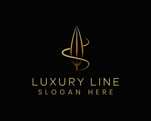 Luxury Feather Quill logo design