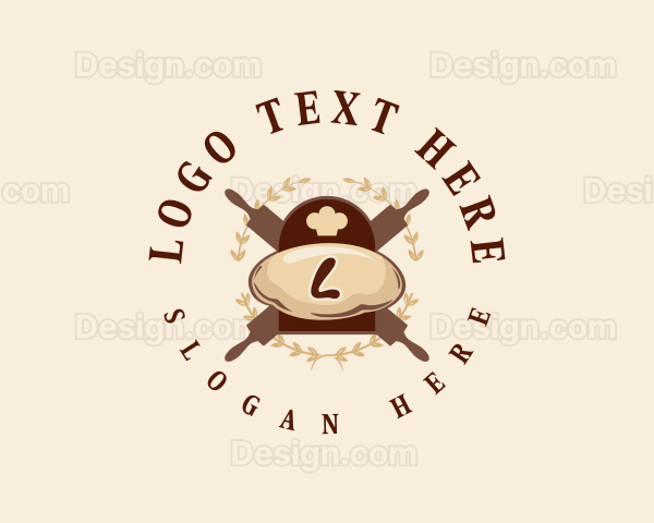 Bread Dough Baking Logo