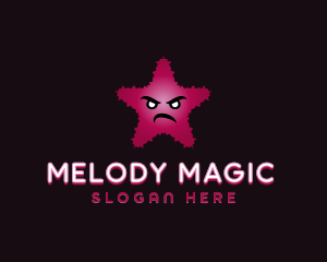 Mad Star Emoji Logo