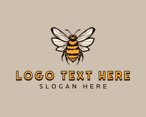 Bee Hornet Insect logo