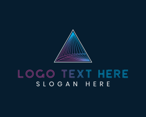 Project - Luxury Triangle Pyramid logo design