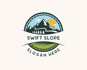 Mountain Forest Adventure logo design