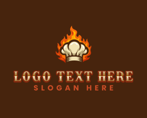 Flaming Chef Hat logo