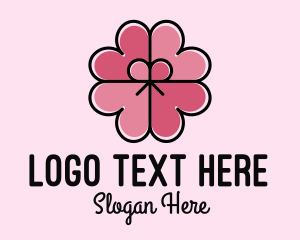 Heart Petal Ribbon logo