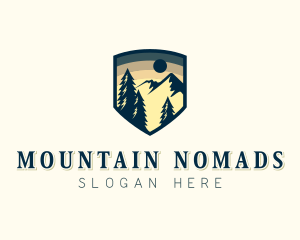 Mountain Nature Travel logo design